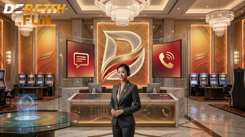 ช่องทางการ ติดต่อเจ้าหน้าที่ DeBet