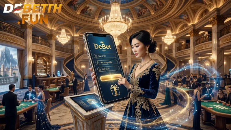 ลงทะเบียน DeBet สมัครสมาชิกใหม่